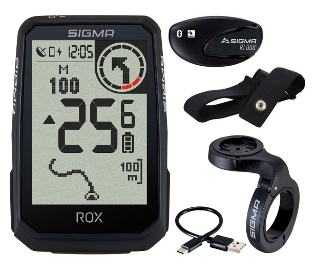 Sigma Sport licznik ROX 4.0 ENDURANCE HR SET czarny - 1341769 - zdjęcie